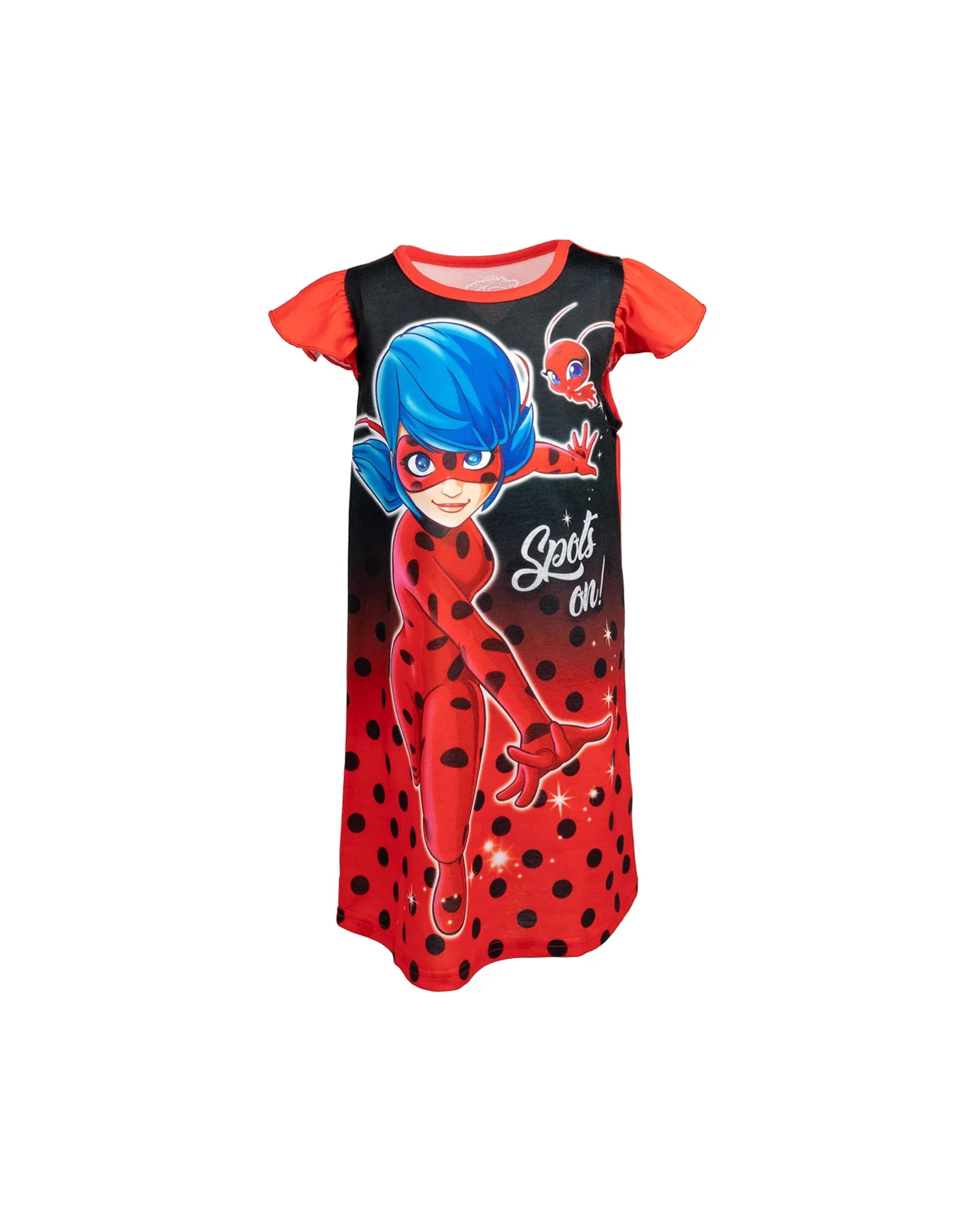 Toddler Girls Ladybug Nightgown Pajamas