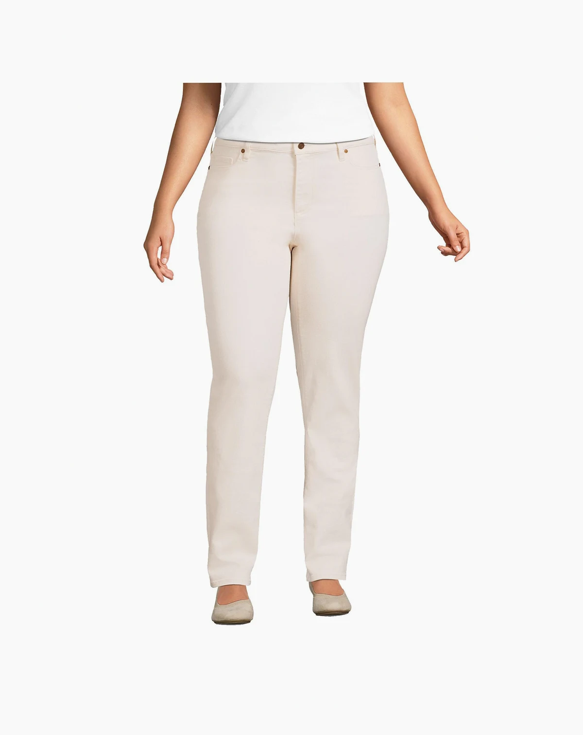 Women's Recycled Denim Mid Rise Straight Leg Jeans