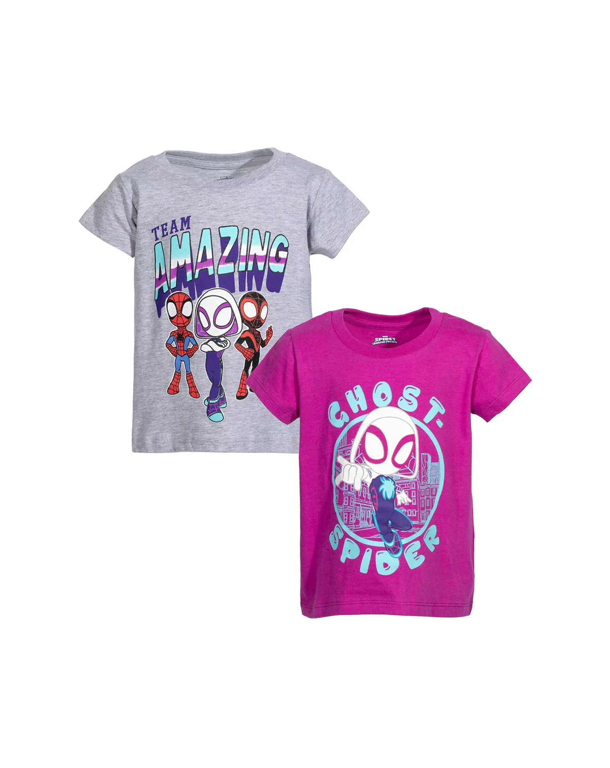 Toddler Girls Marvel 2 Pack T-Shirts