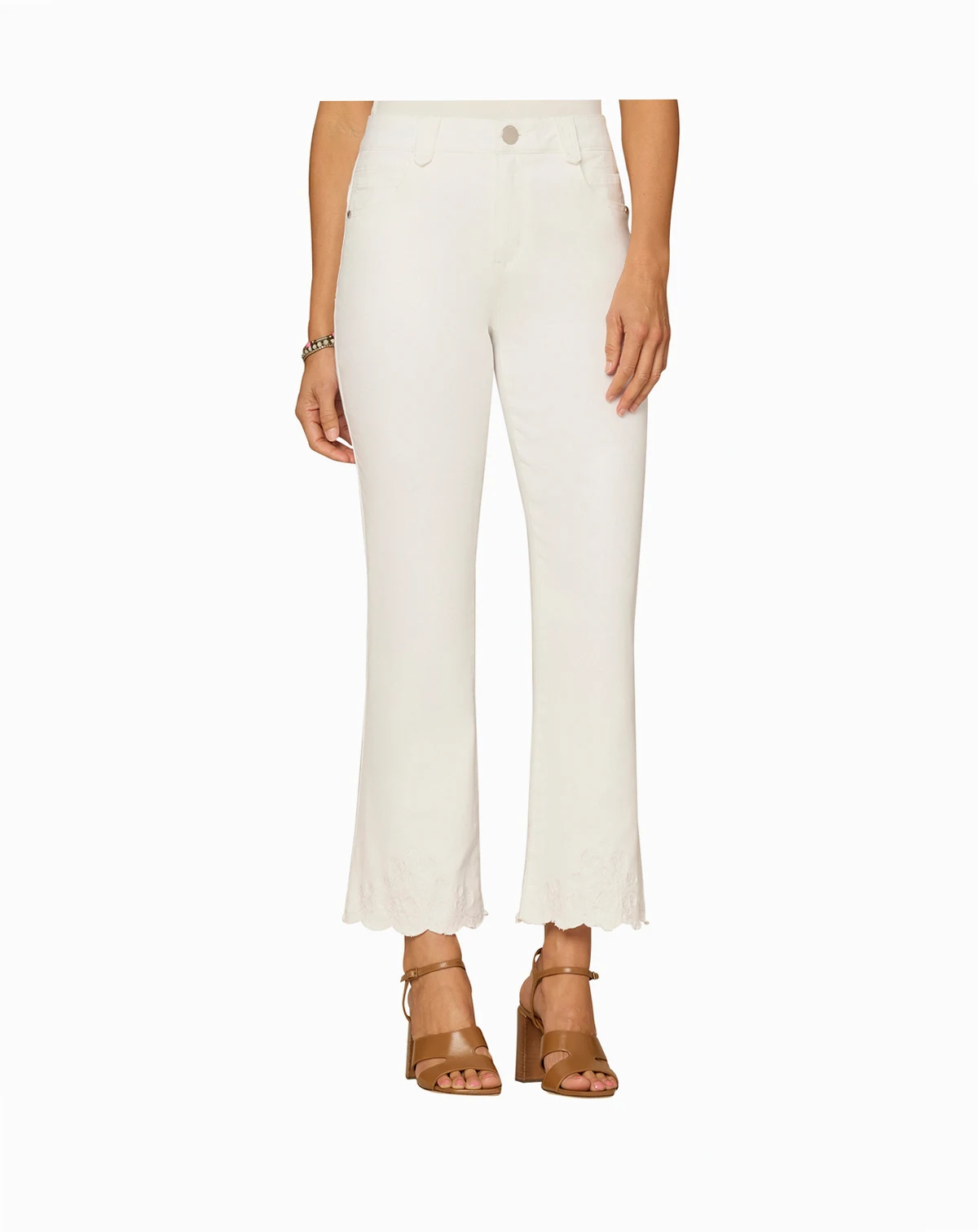 Petite High-Rise Cropped Itty Bitty Flare Jeans