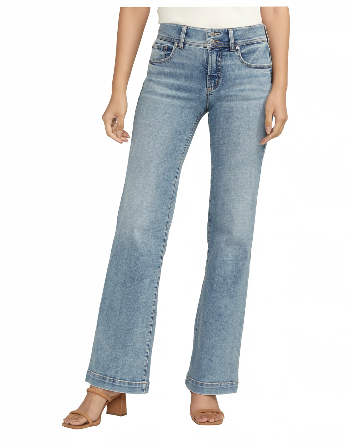 Women's Suki Mid Rise Curvy Fit Trouser Jeans