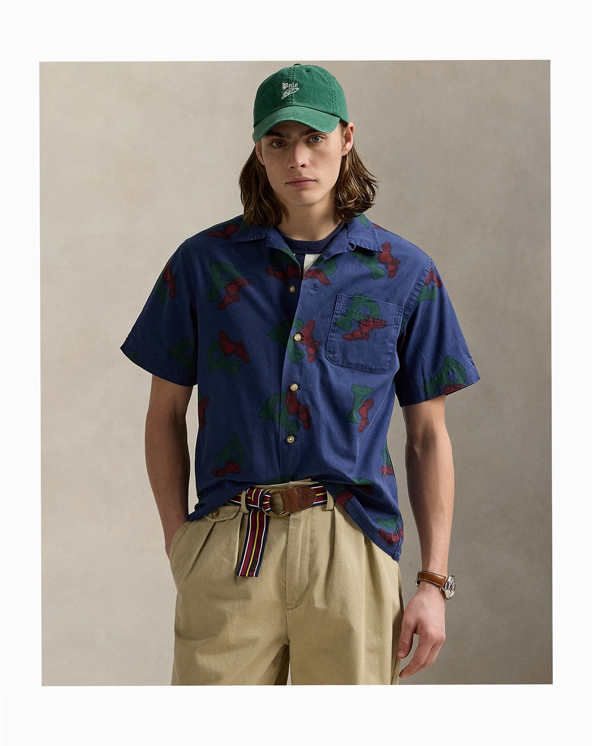 Men's Classic-Fit P-Wing Camp Shirt