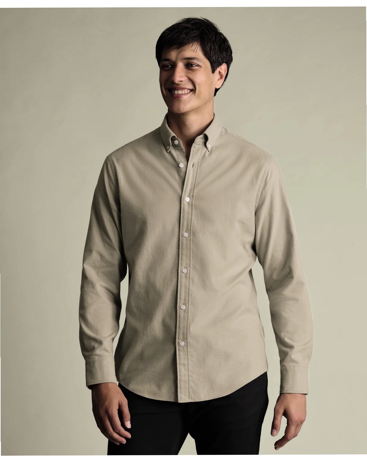 Men's Slim Fit Long-Sleeve Shirt