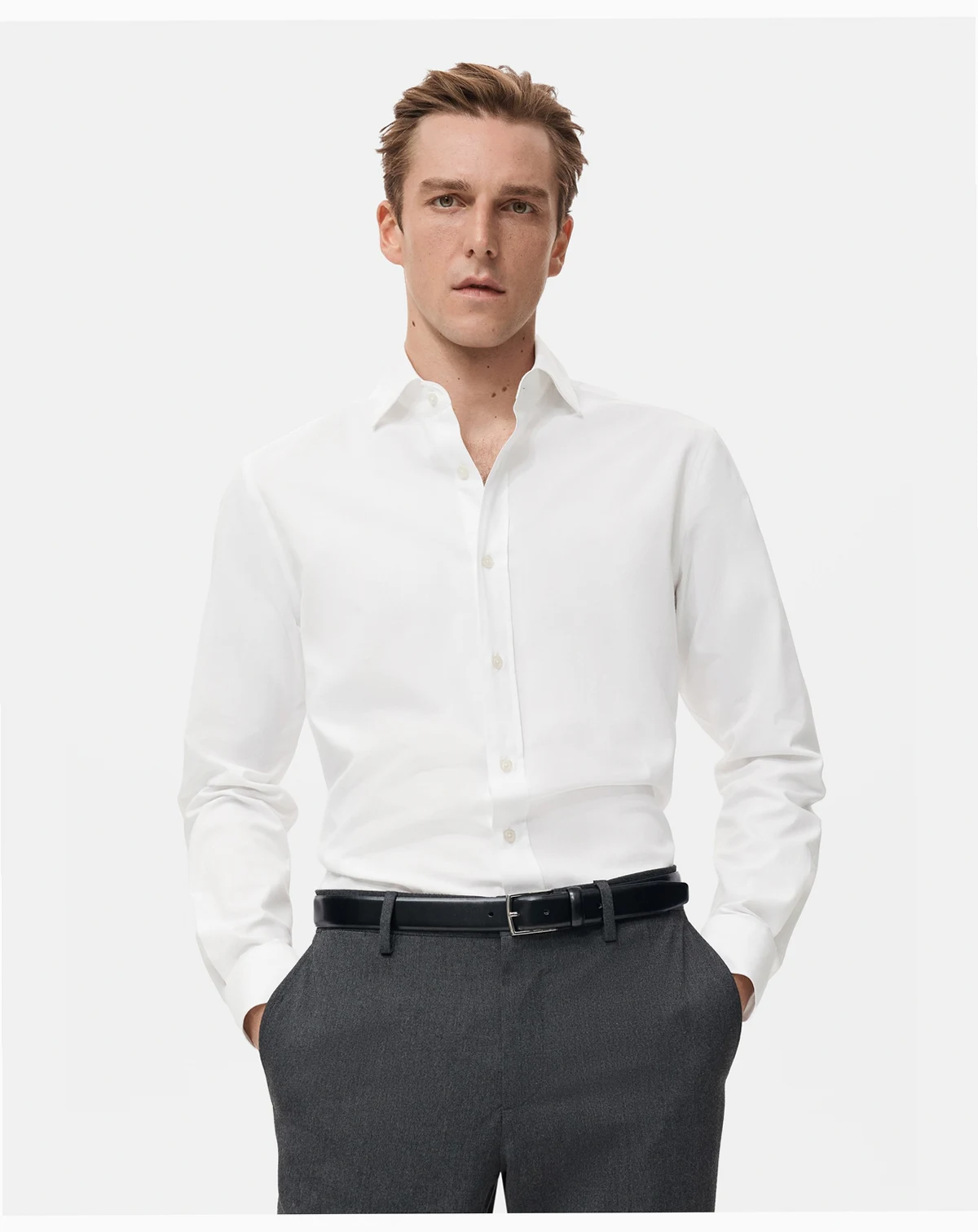Men's Cotton Slim-Fit Shirt