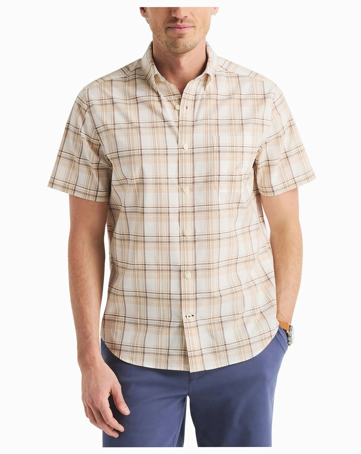 Men's Classic-Fit Plaid Shirt