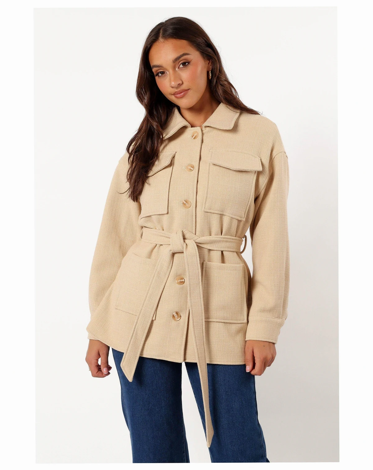Women's Arlow Tie Front Shacket