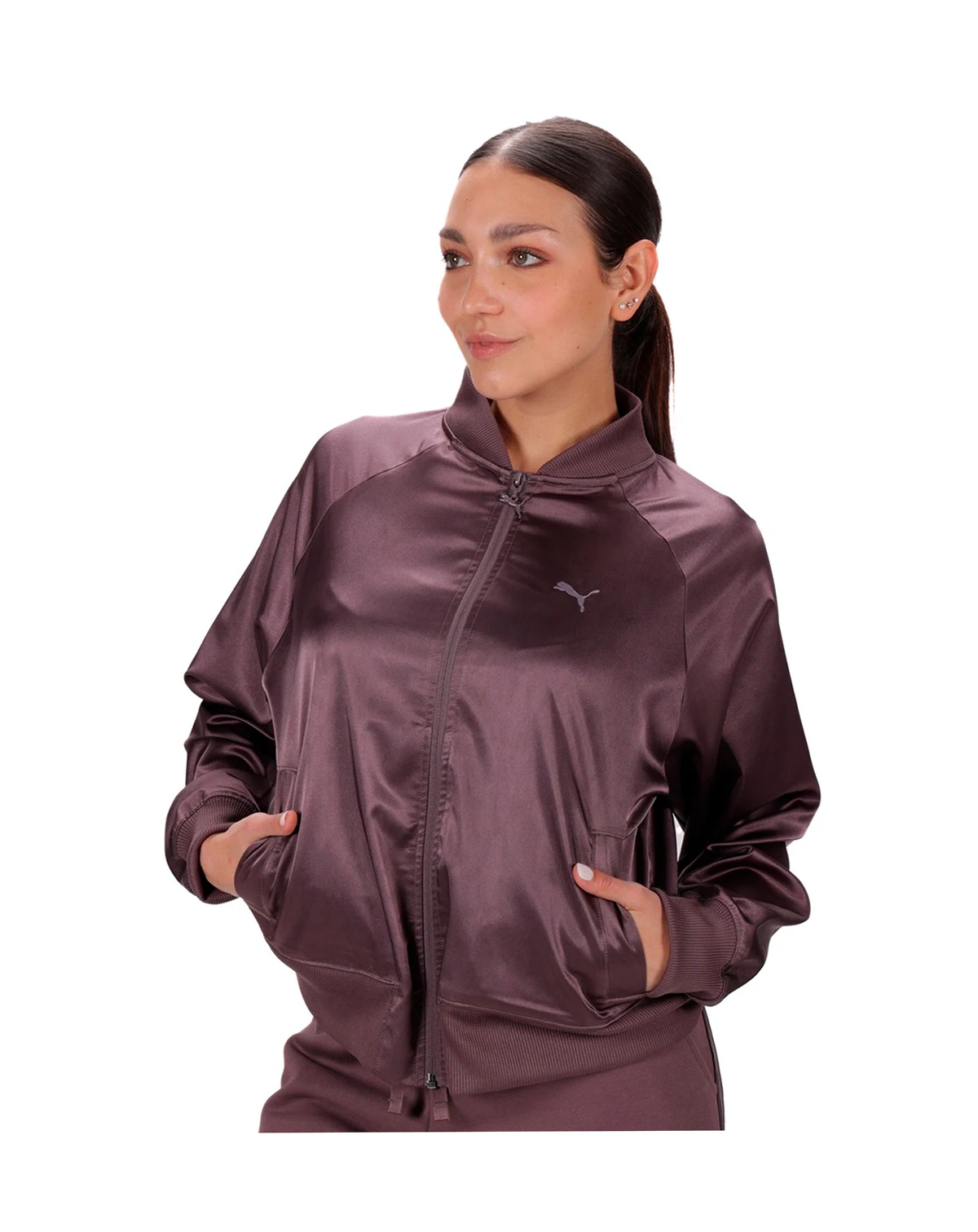 Women's Elevated Full-Zip Bomber Jacket