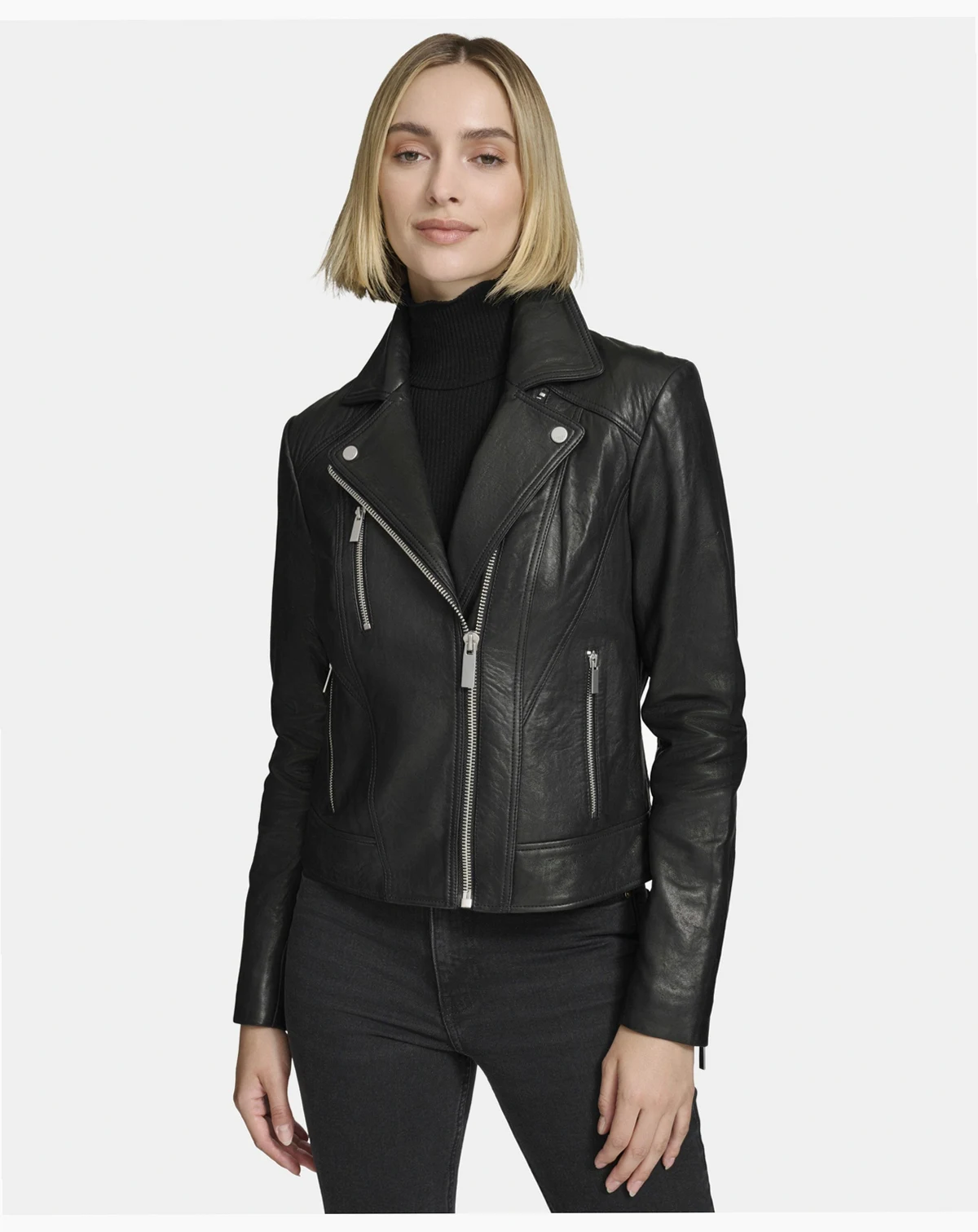 Women's Carnegie Moto Leather Jacket