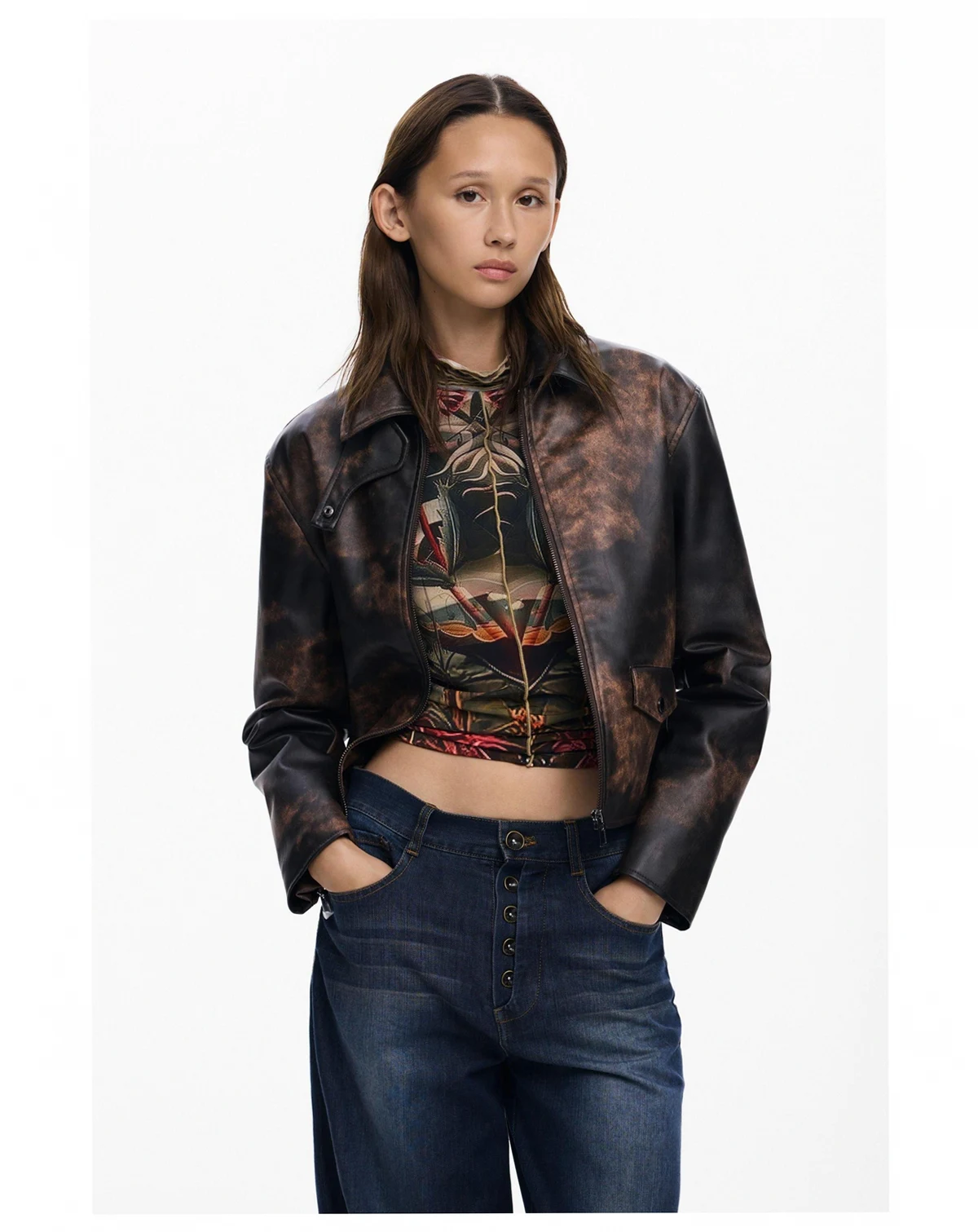Women's Tie-dye jacket