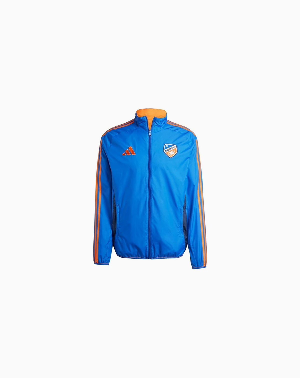 Men's Blue/Orange FC Cincinnati 2025 Anthem Reversible Full-Zip Jacket