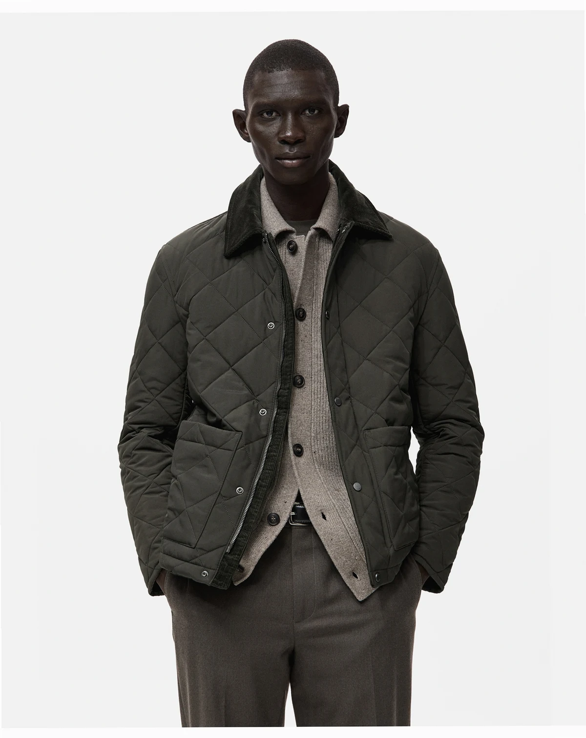 Men's Quilted Water Repellent Jacket