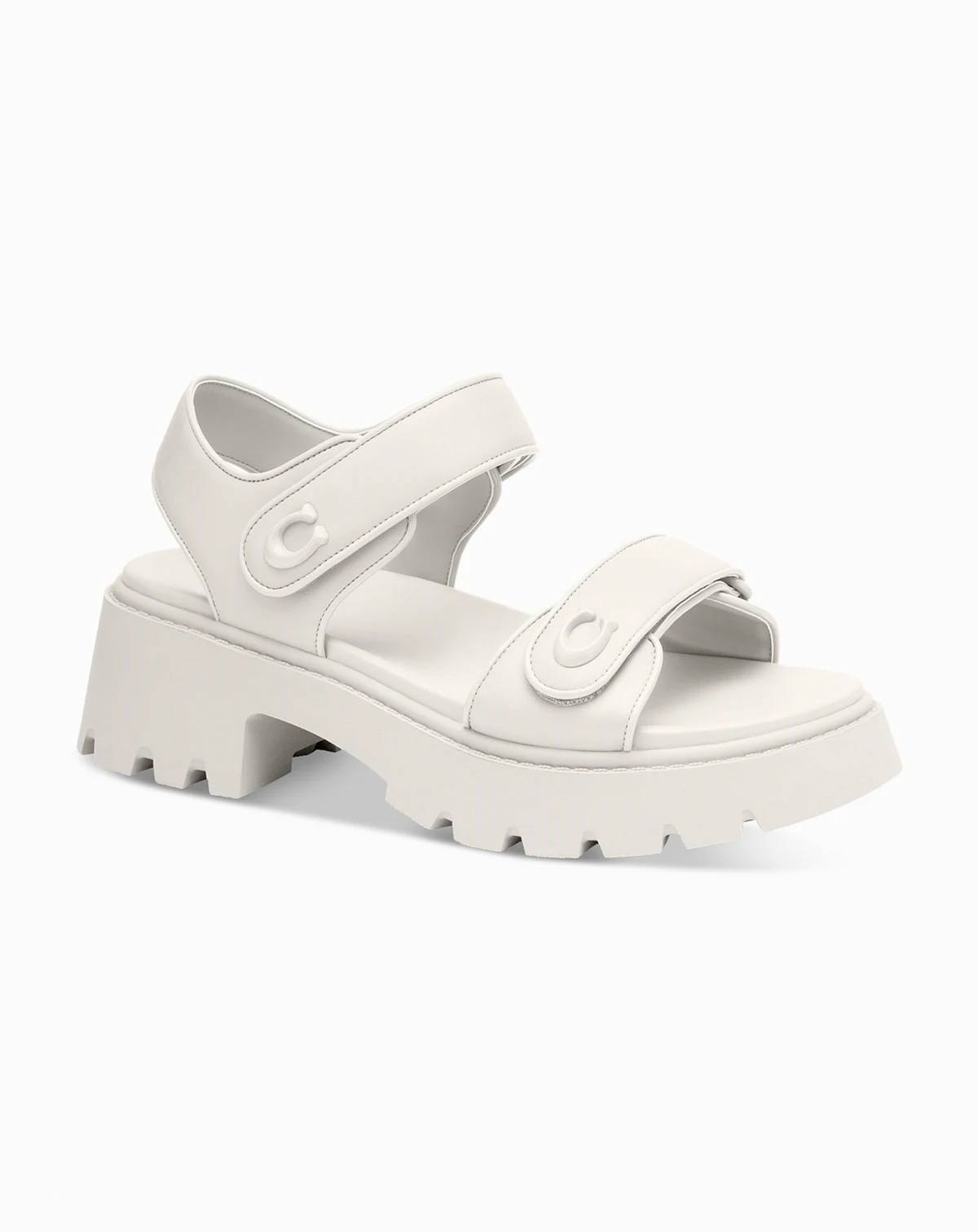 Brynn Buckled Leather Platform Sandals