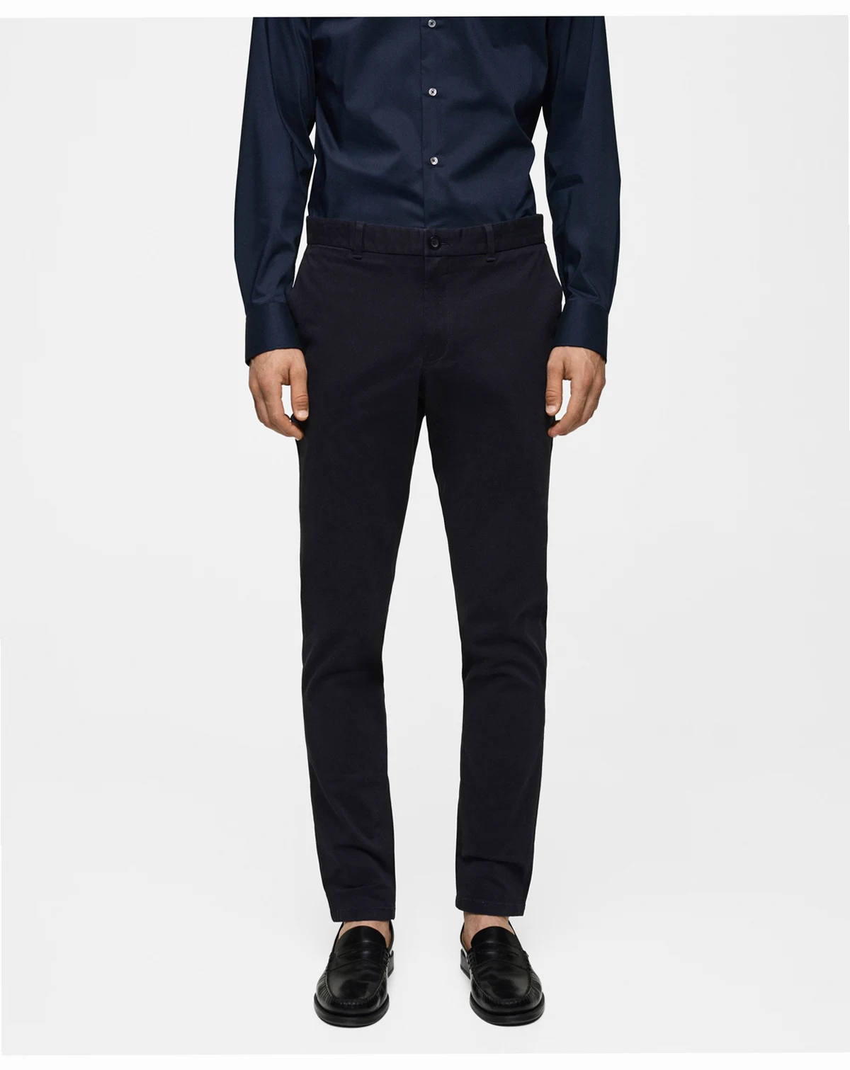 Men's Slim-Fit Serge Chino Trousers