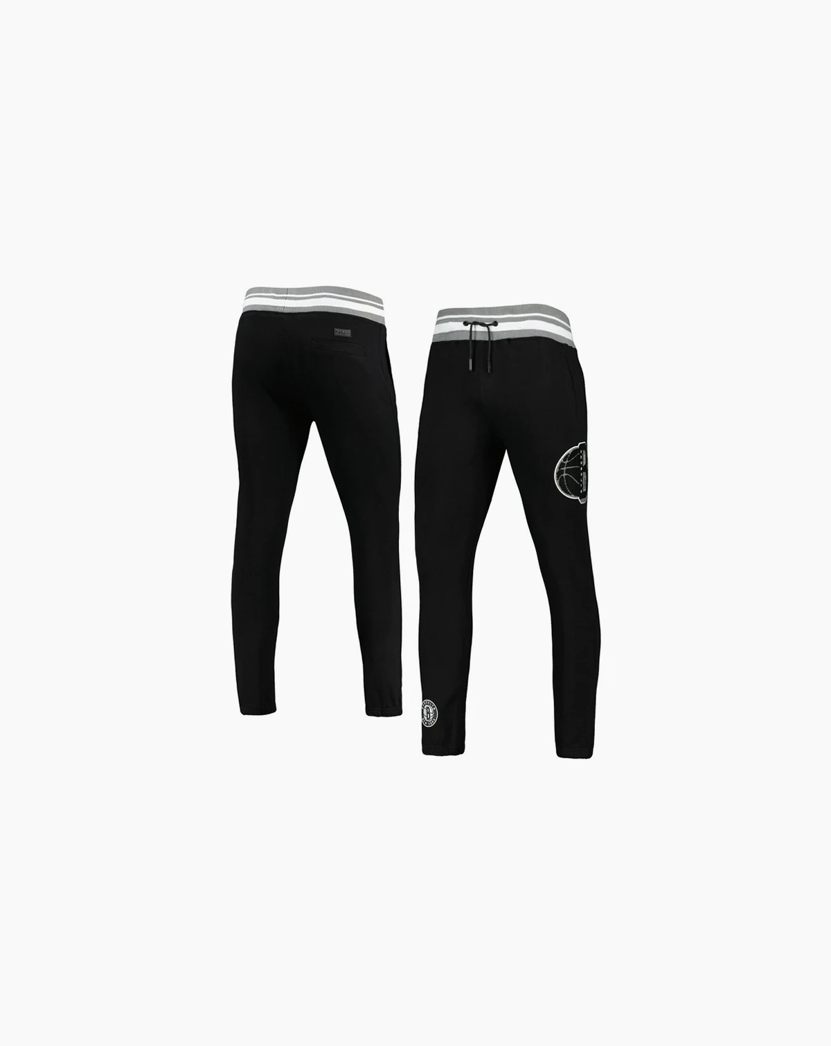 Men's Black Brooklyn Nets Mash Up Capsule Sweatpants