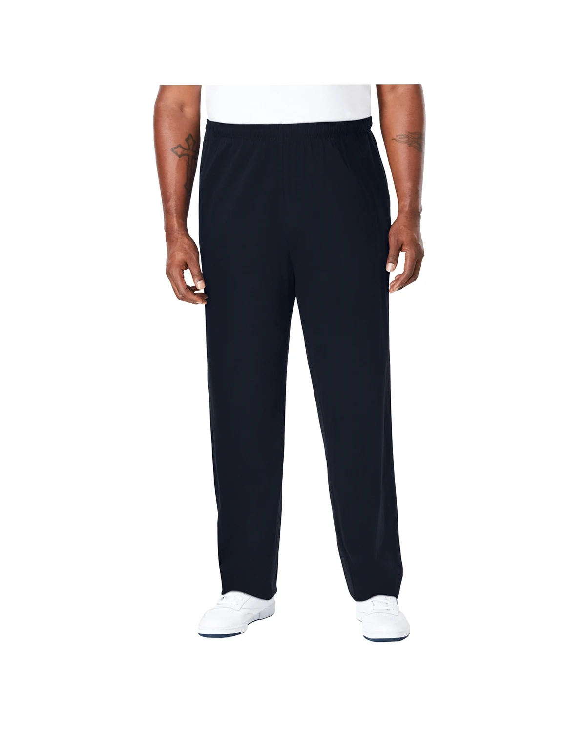 Big & Tall Lightweight Jersey Open-Bottom Sweatpants