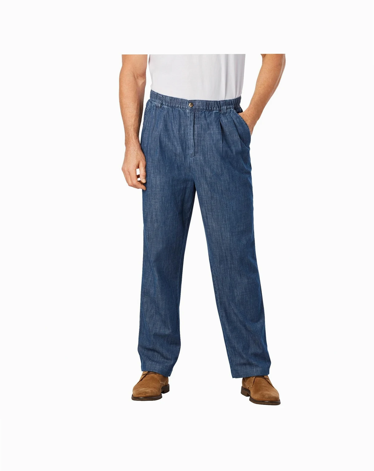 Big & Tall Knockarounds Full-Elastic Waist Pleated Pants