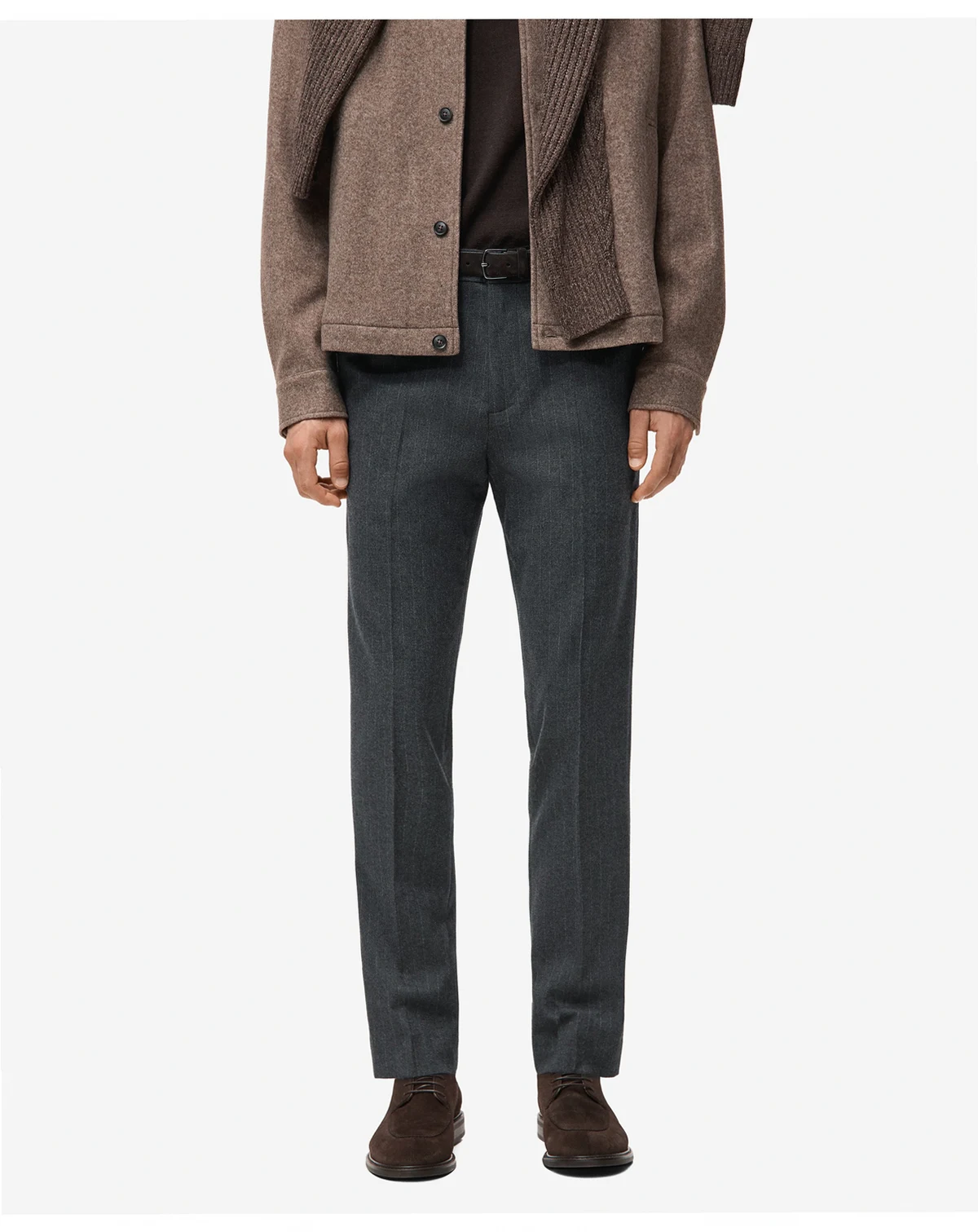 Men's Slim-Fit Flannel Pants