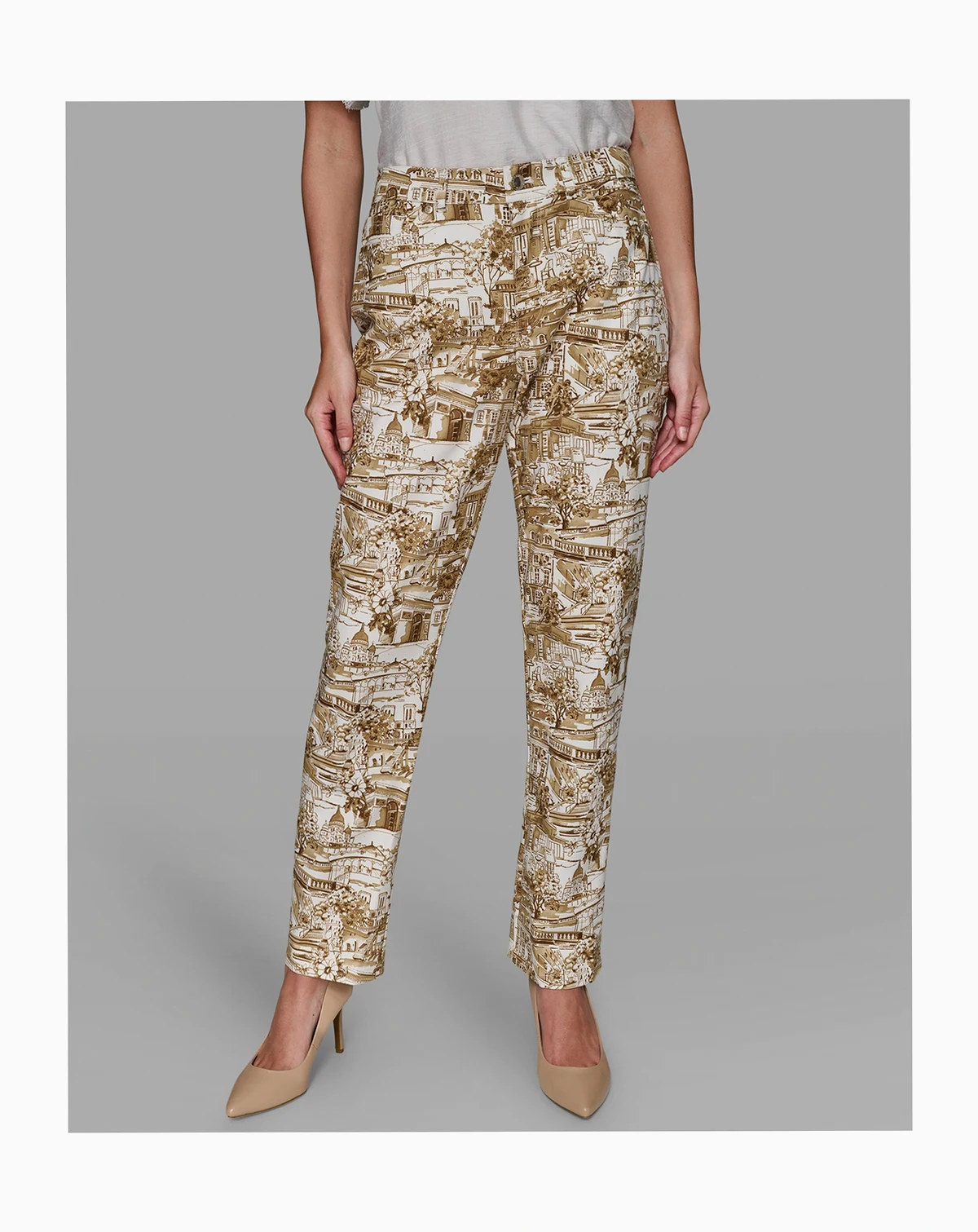 Women's Printed Ankle Pants