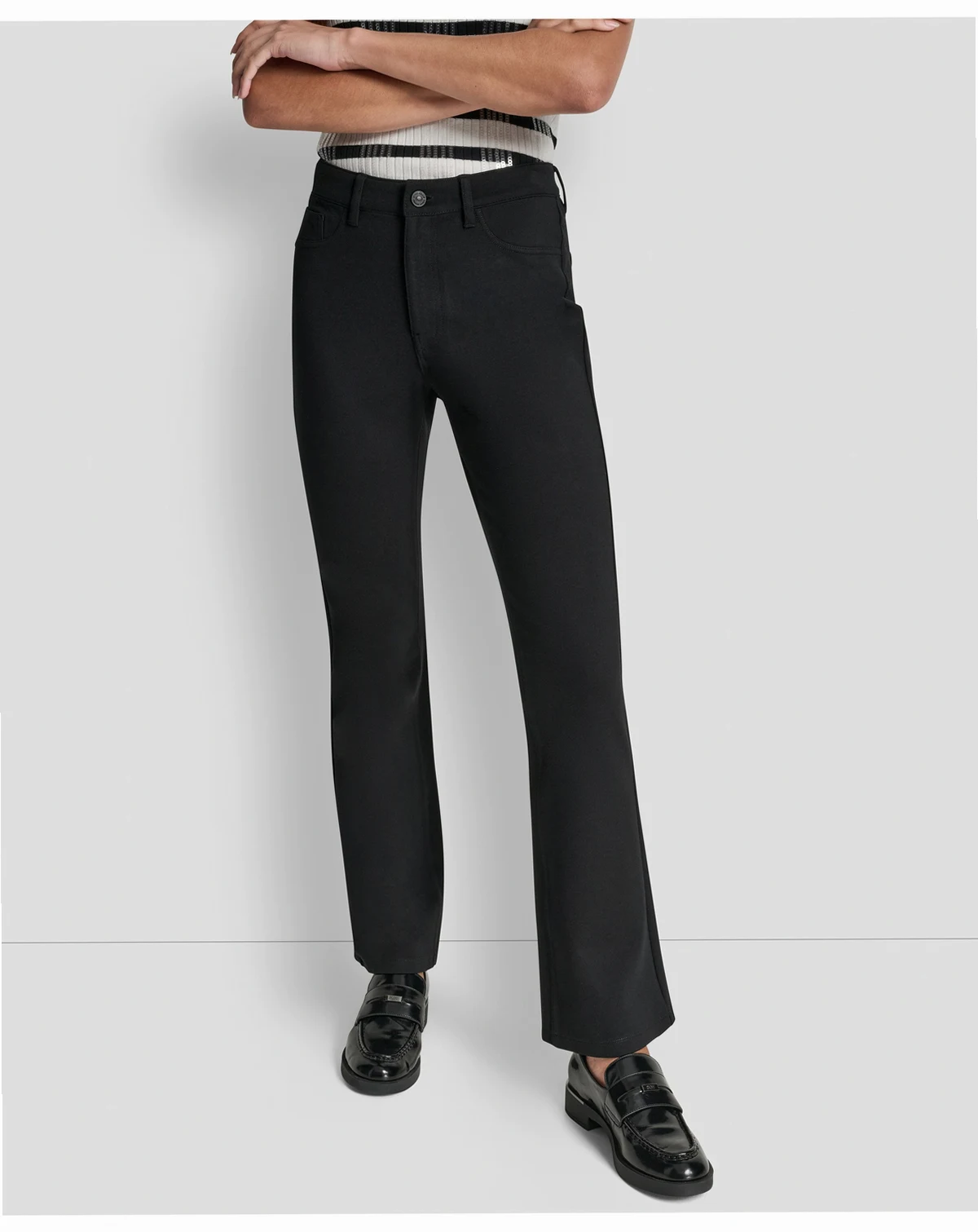 Women's Mid-Rise 5 Pocket Slim Boot Cut Pants