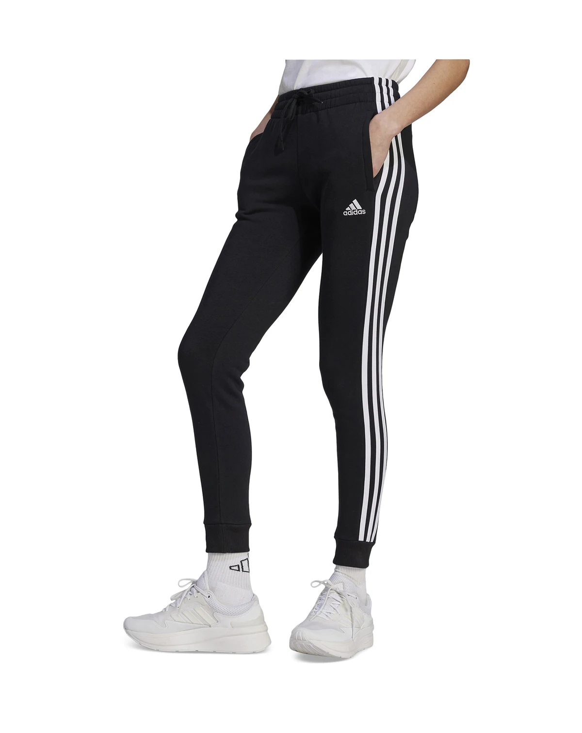Women's 3-Stripe Cotton Fleece Sweatpant Jogger