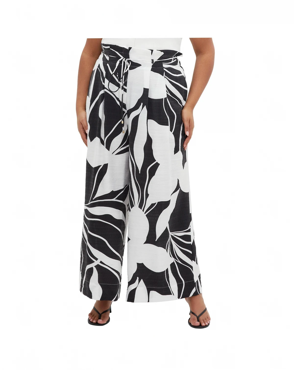 Plus Size Resort Print Pant