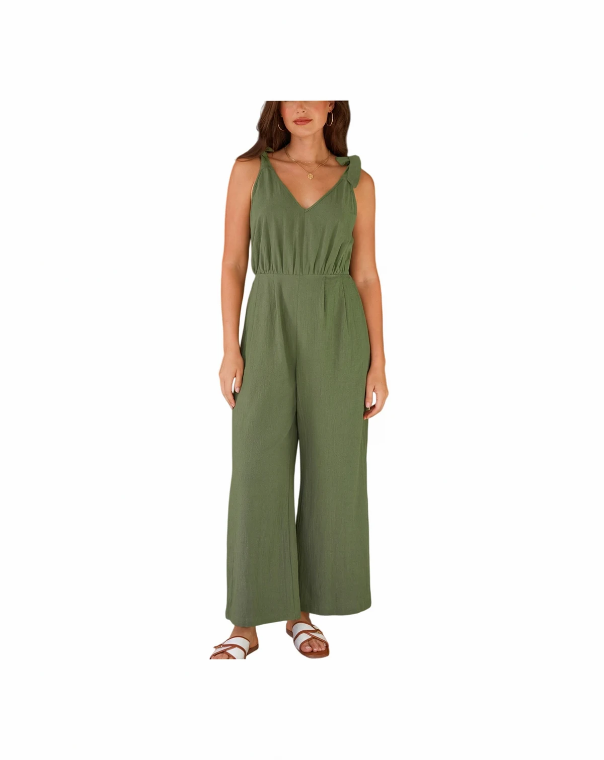 Women's Steps Ahead Green Jumpsuit
