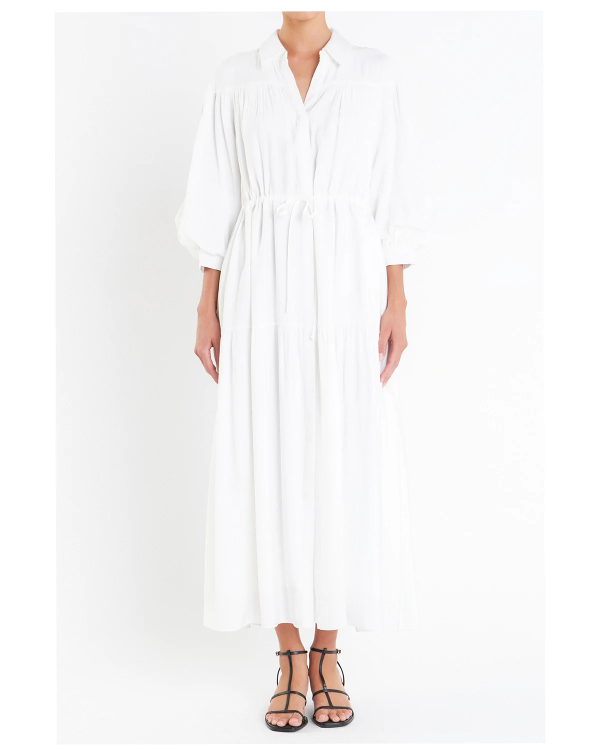 Women's Shirt Maxi Dress