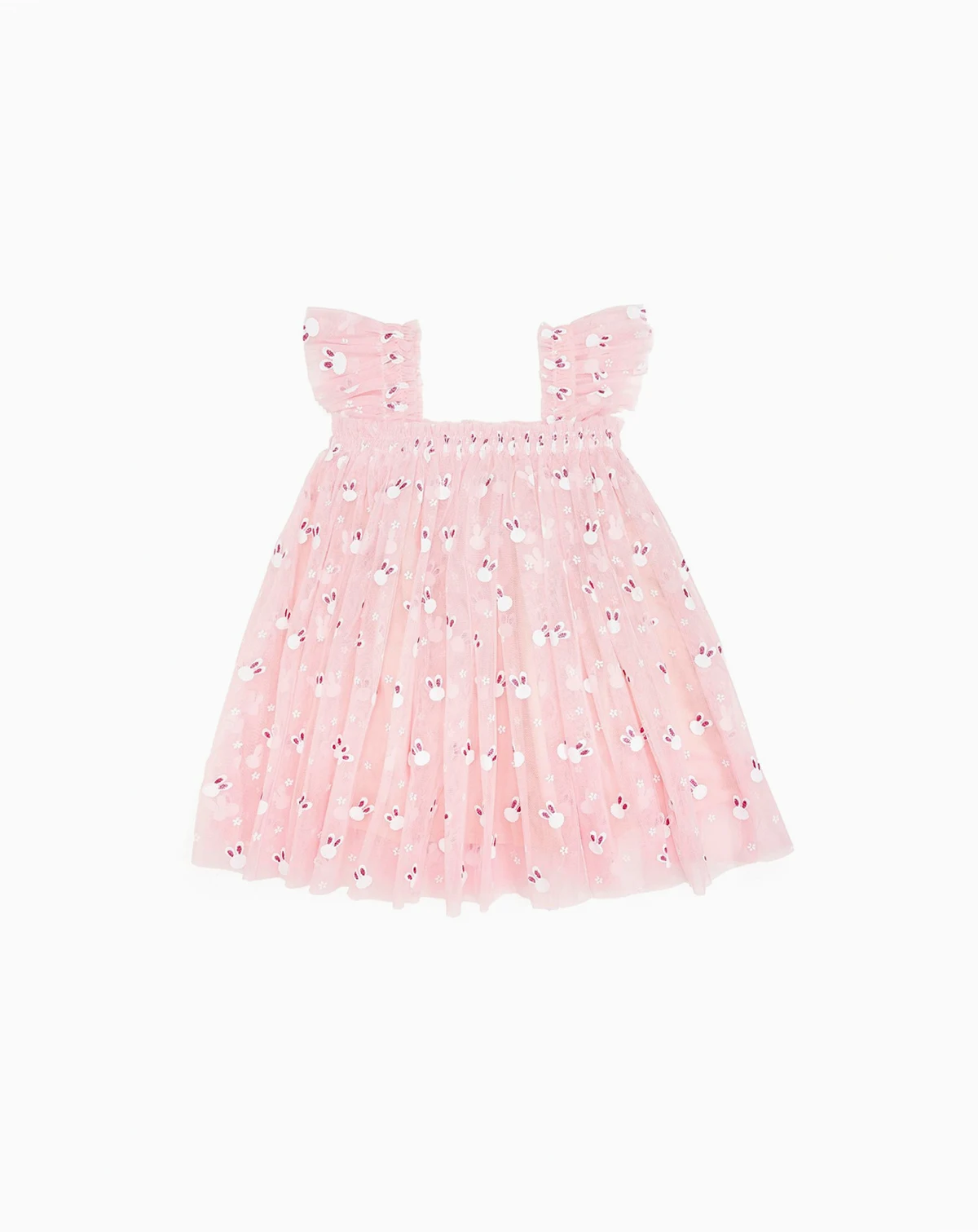 Toddler Girls Bunny Easter Tulle Dress