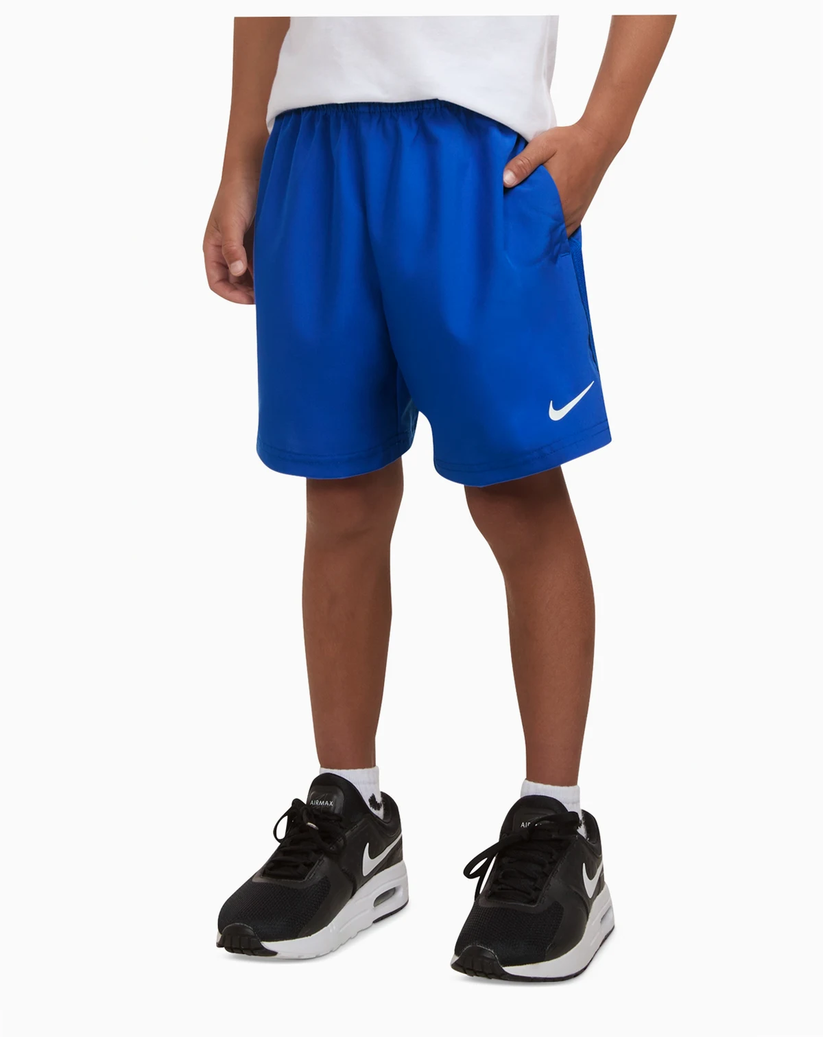 Kids' 2T-7 Icon Dri-FIT Woven Twill Logo Shorts