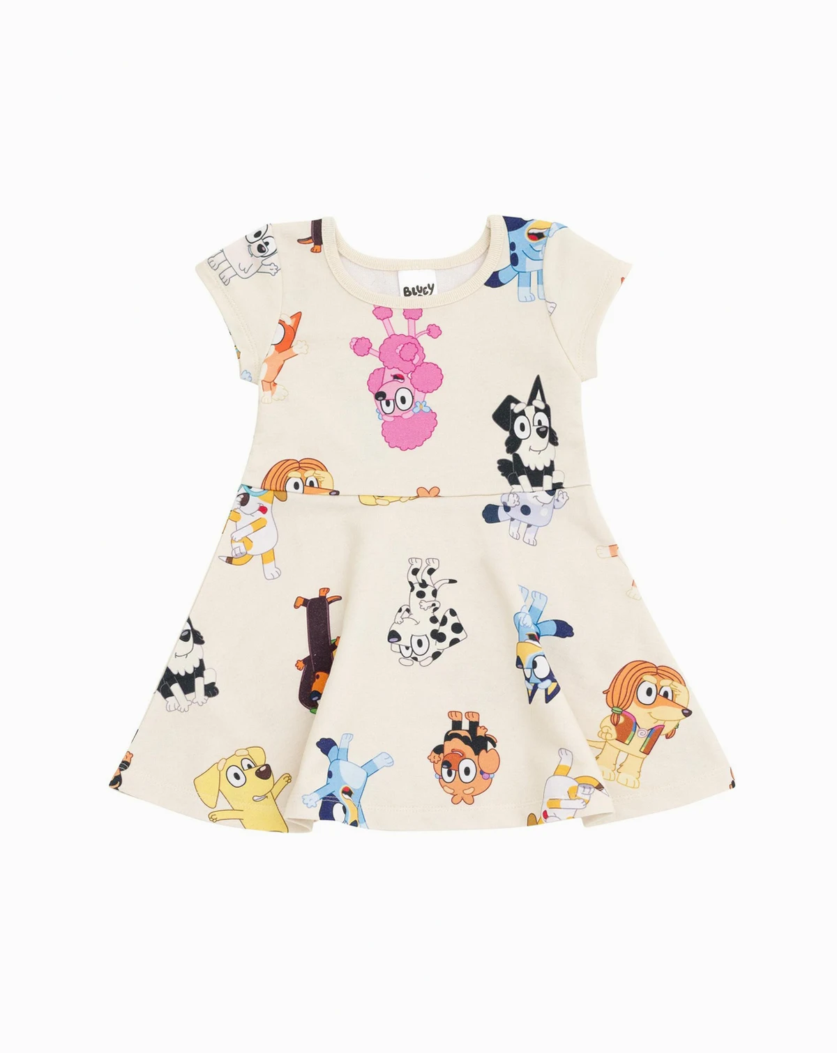 Character Print Girls Dress Infants to Big Kids
