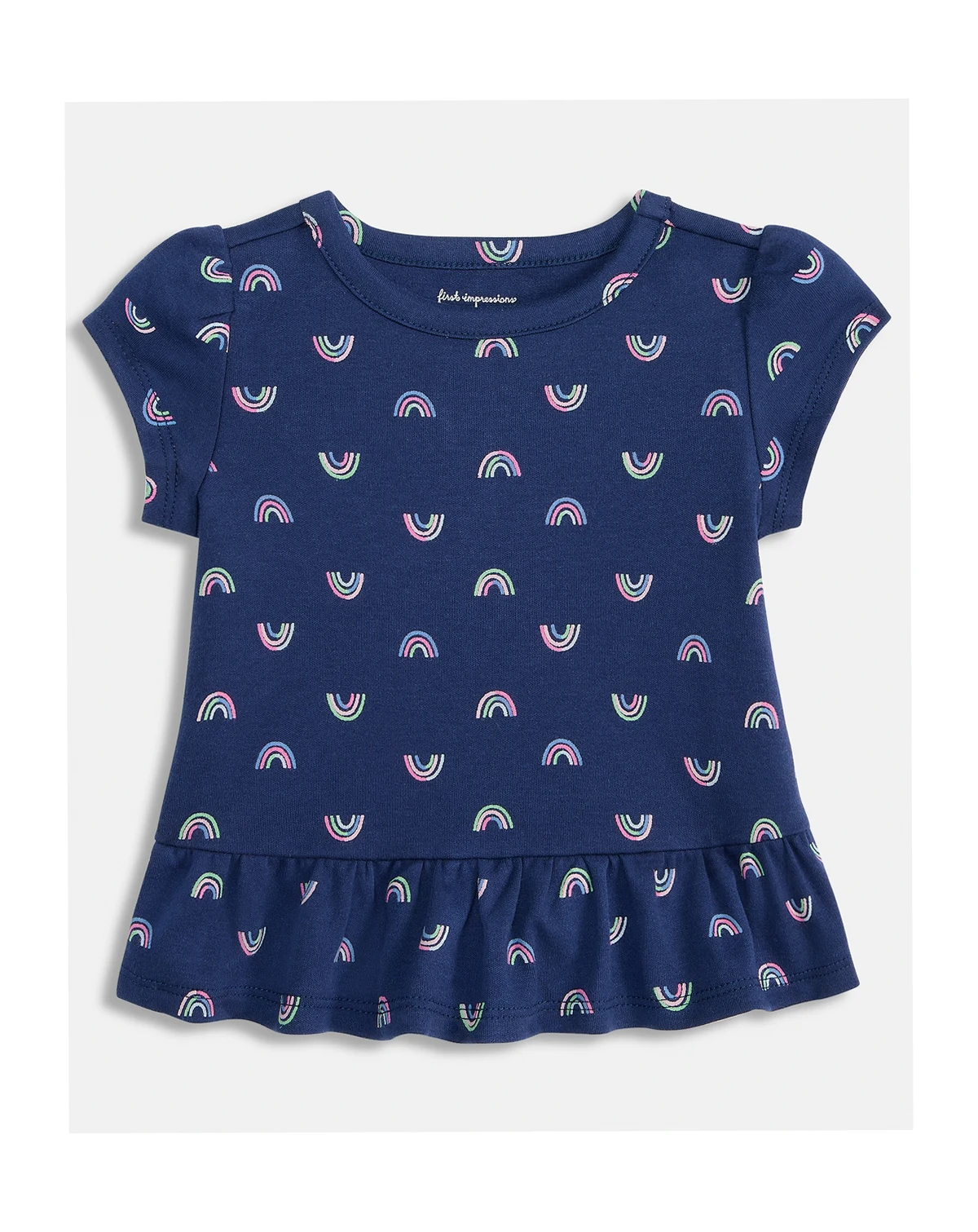 Toddler Girls' 2T-4T Mix and Match Rainbow-Print T-Shirt, Macy's Exclusive