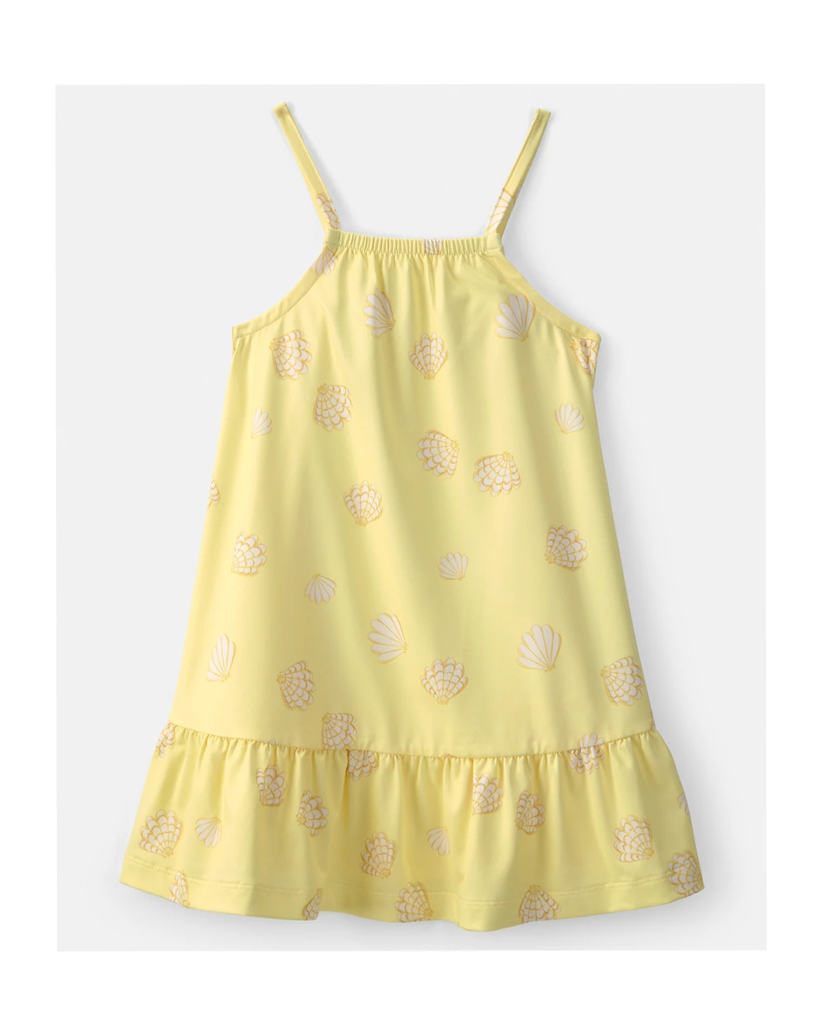 Girls' Toddler 2T-5T Shell Swim Dress