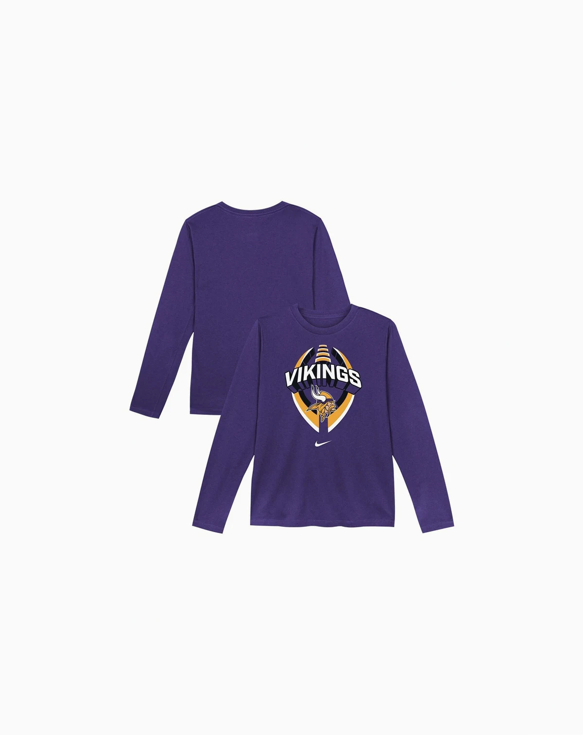 Toddler Purple Minnesota Vikings Primetime Legend Icon Long Sleeve Performance T-Shirt