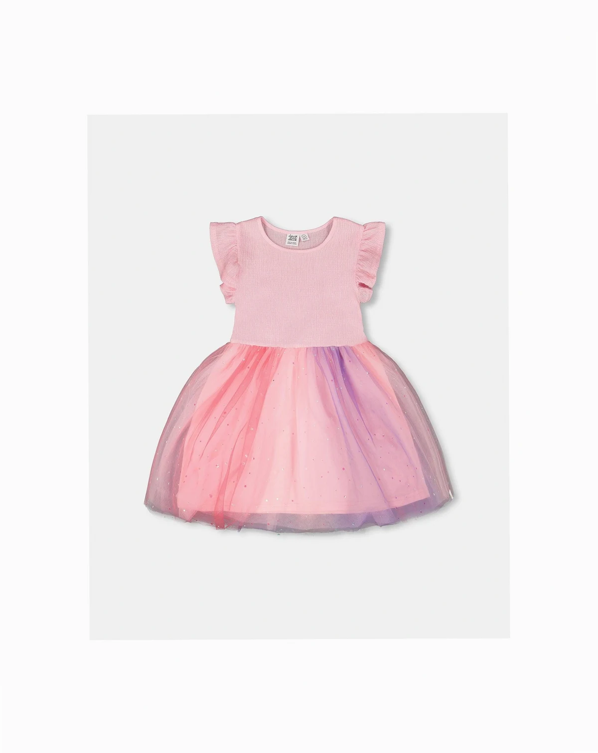 Toddler Girls Bi-Material Mesh Dress - Toddler|Child