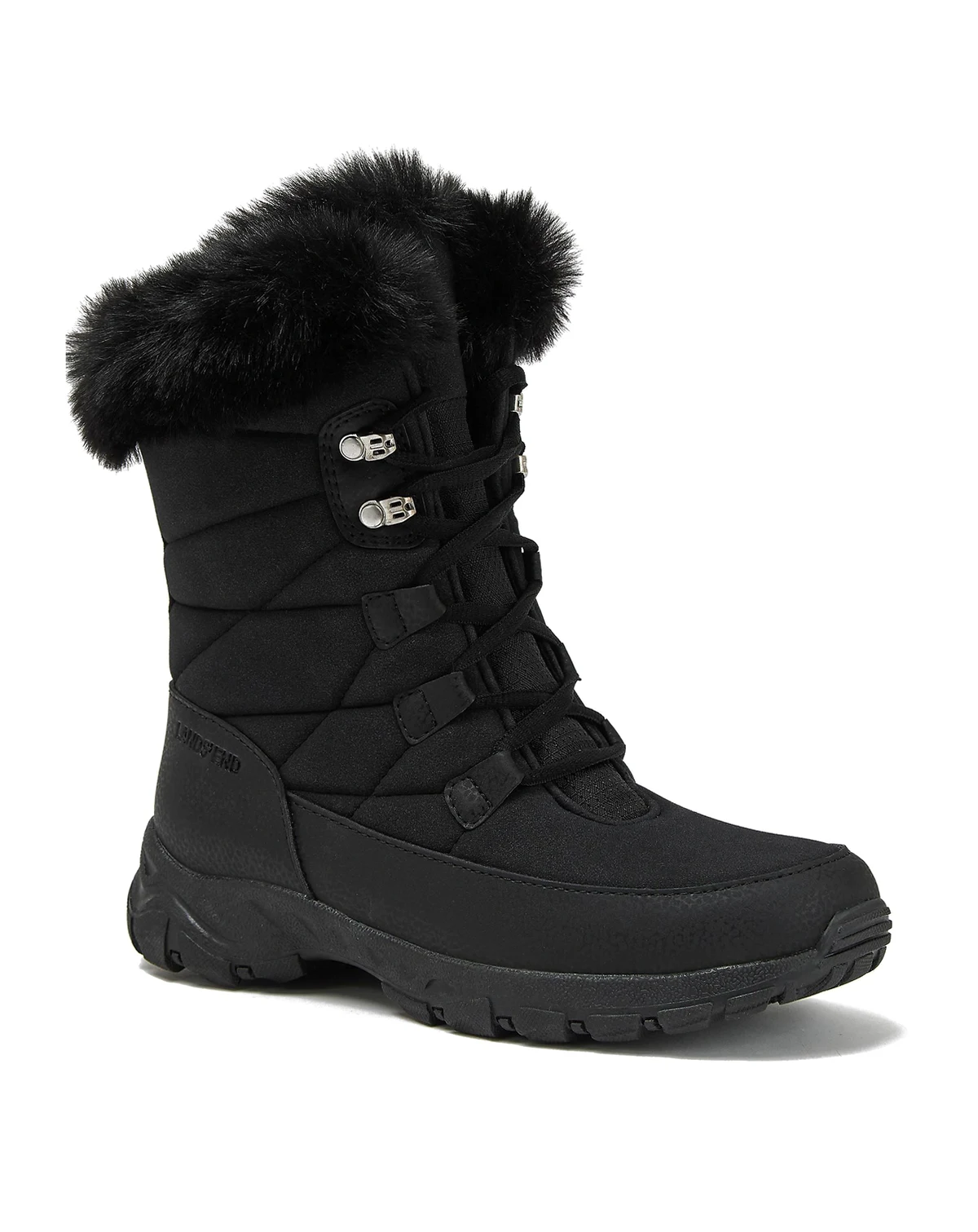 Women's Wide Width Expedition Trail Waterproof Lace Up Snow Boots