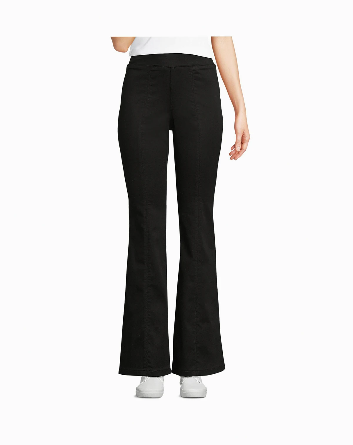 Women's Adaptive Lycra High Rise Pull On Flare Jeans