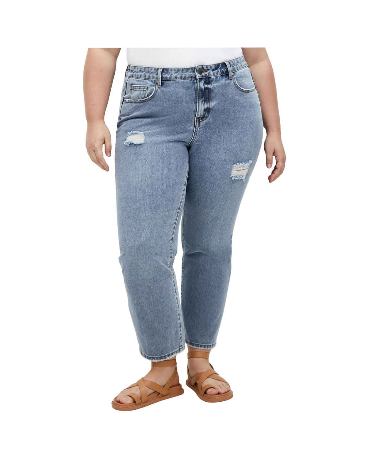 Plus Size Harley Adelyn Crop Jean