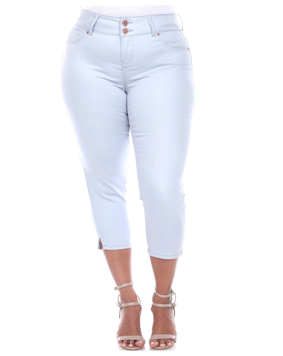 Plus Size Capri Jeans