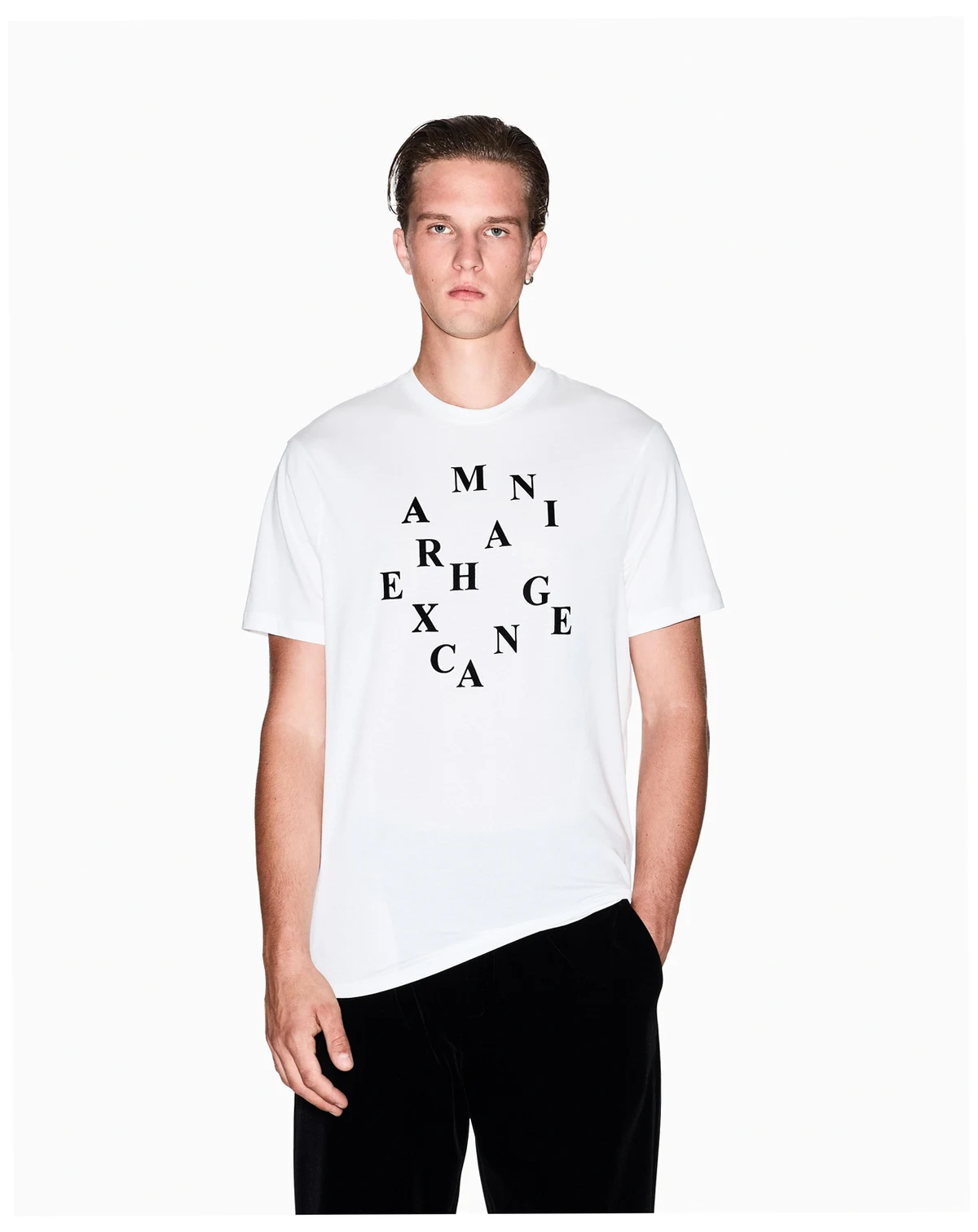 Men's Circle Lettering Graphic T-Shirt