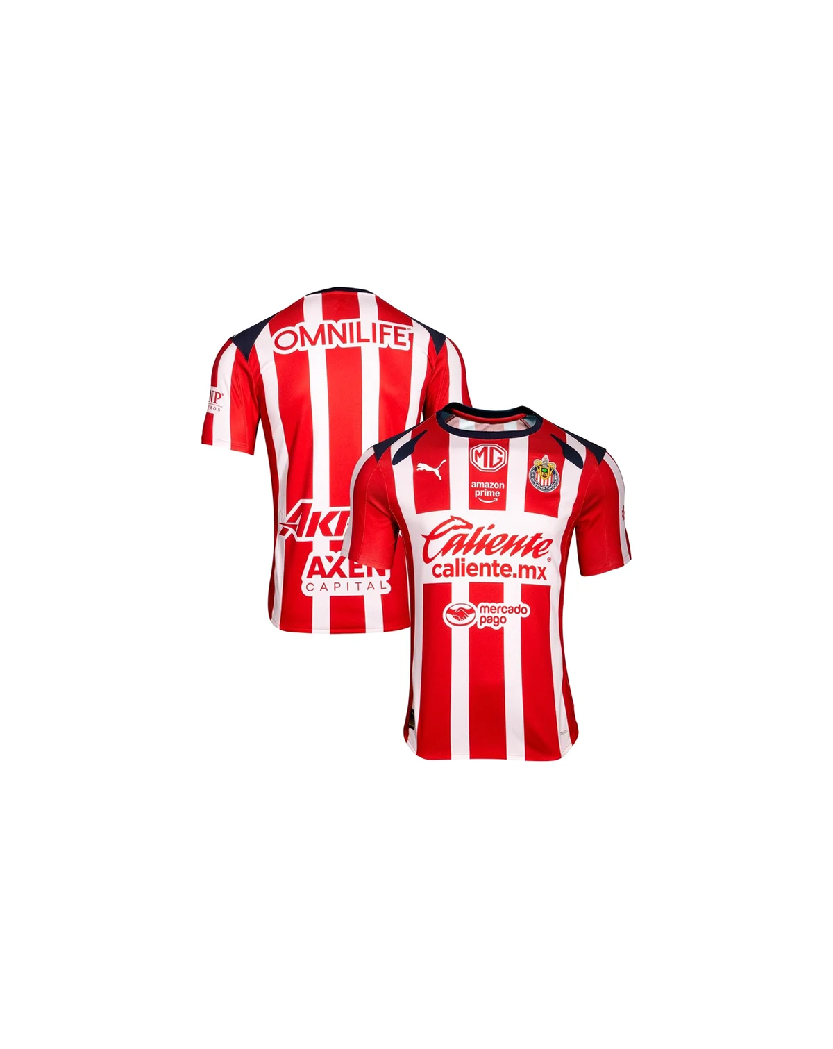 Men's Red Chivas 2025/26 Home Replica Jersey