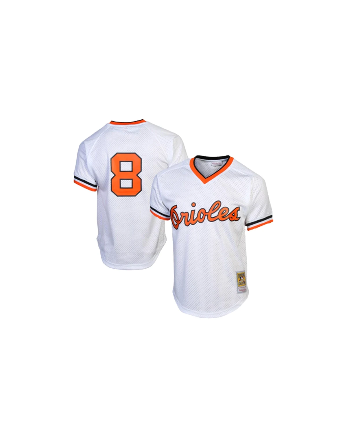 Men's Cal Ripken Jr. White Baltimore Orioles 1985 Authentic Cooperstown Collection Batting Practice Jersey