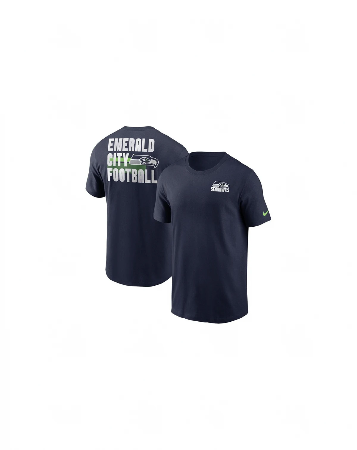 Men's College Navy Seattle Seahawks Blitz Essential T-shirt