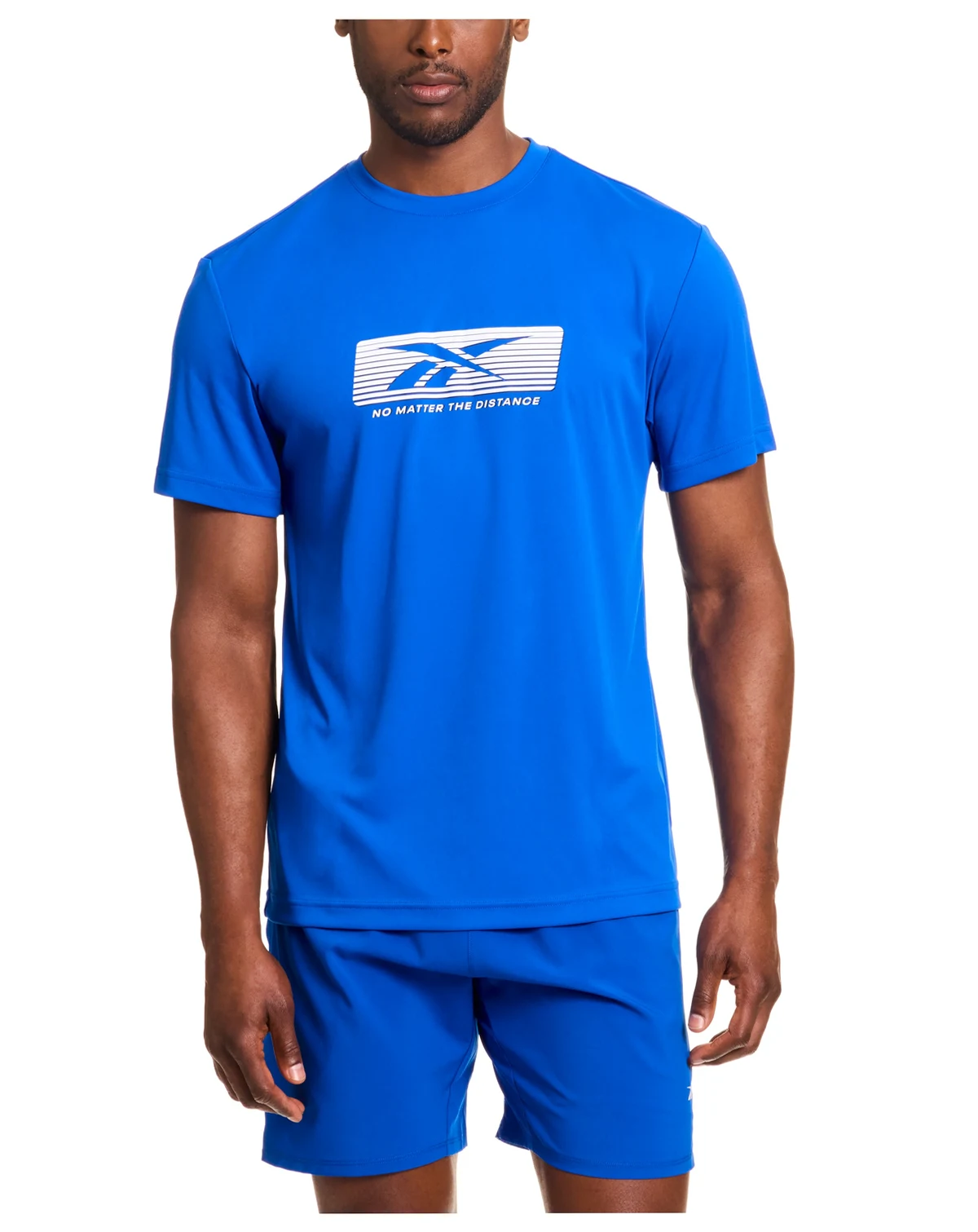 Distance Short Sleeve Crewneck Graphic Running T-Shirt