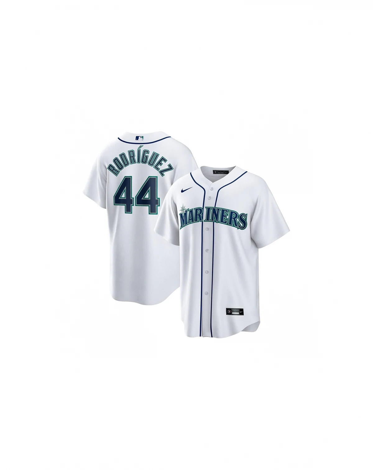Men's Julio Rodriguez White Seattle Mariners Home Replica Player Jersey