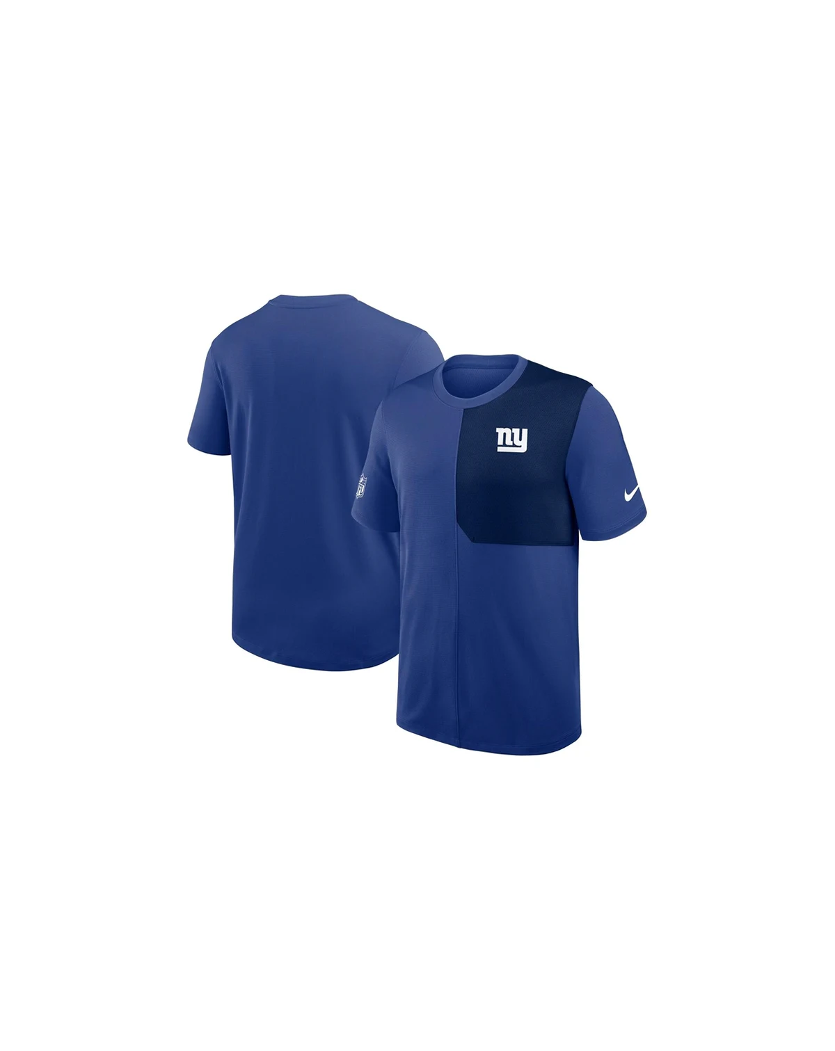 Men's Royal New York Giants Sideline UV Performance Coach Shirt