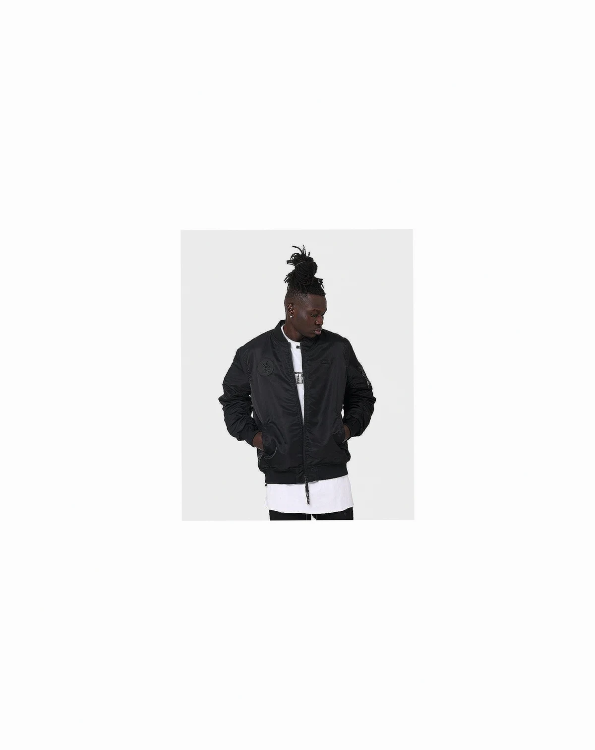 Mens Antidote Oversized Bomber Jacket