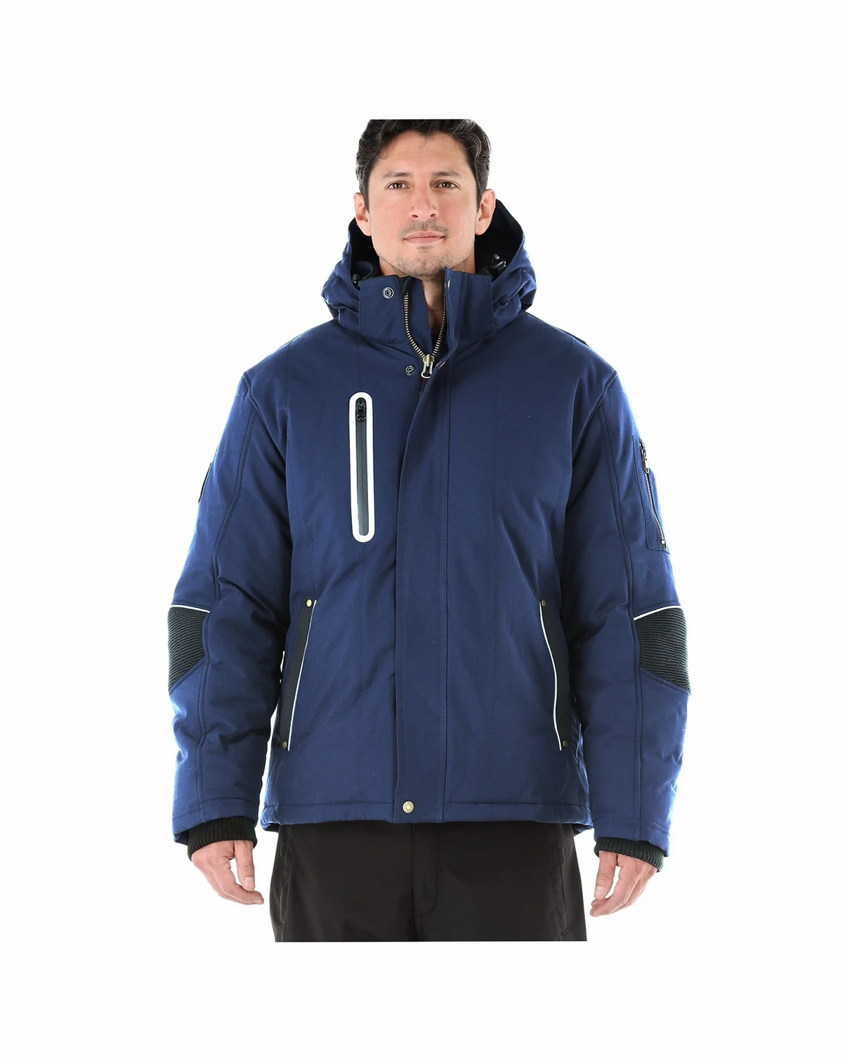 Big & Tall 54 Gold Hooded Utility Jacket - Insulated, Waterproof, and Durable Workwear