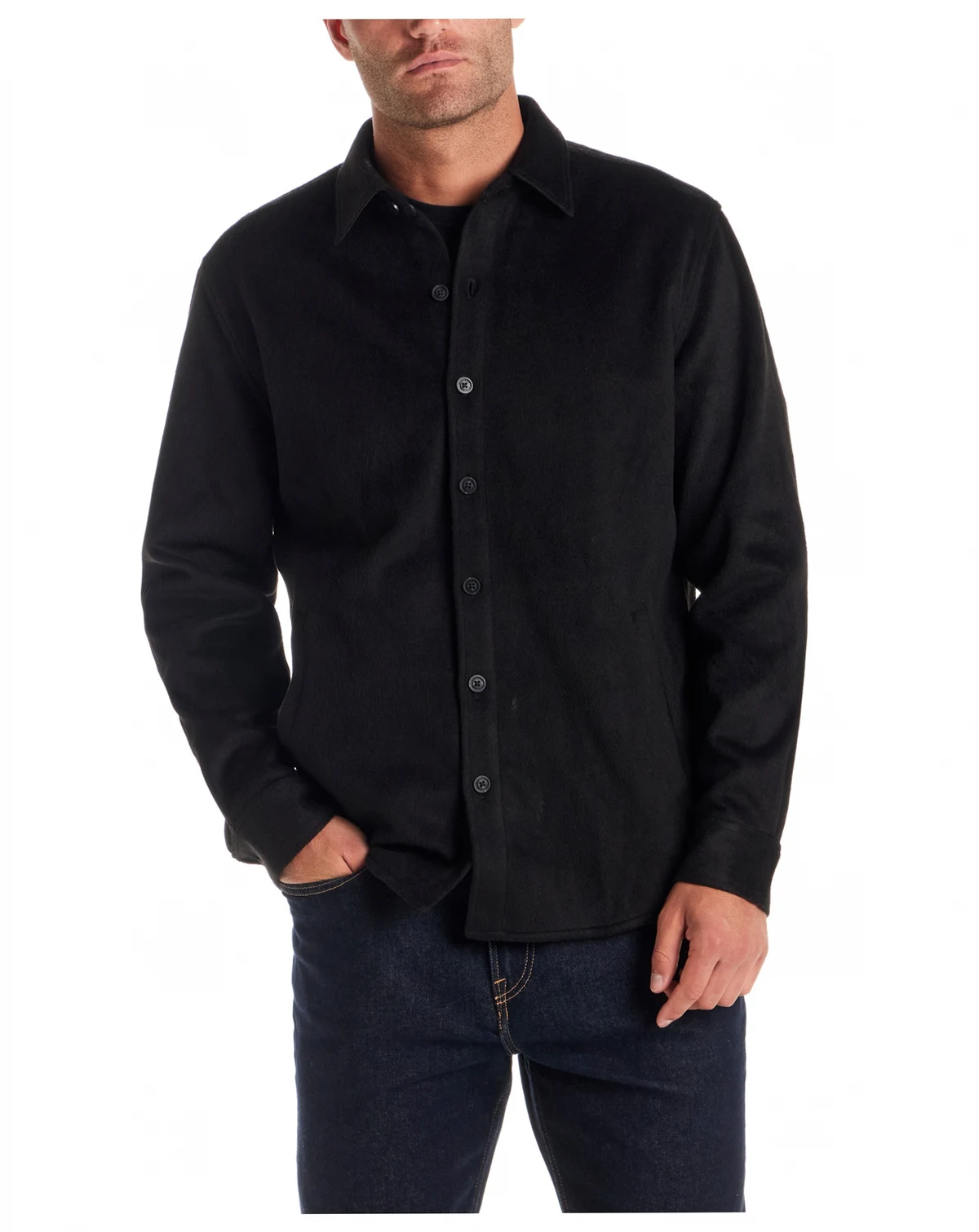 Men's Long Sleeve Shirt Jacket