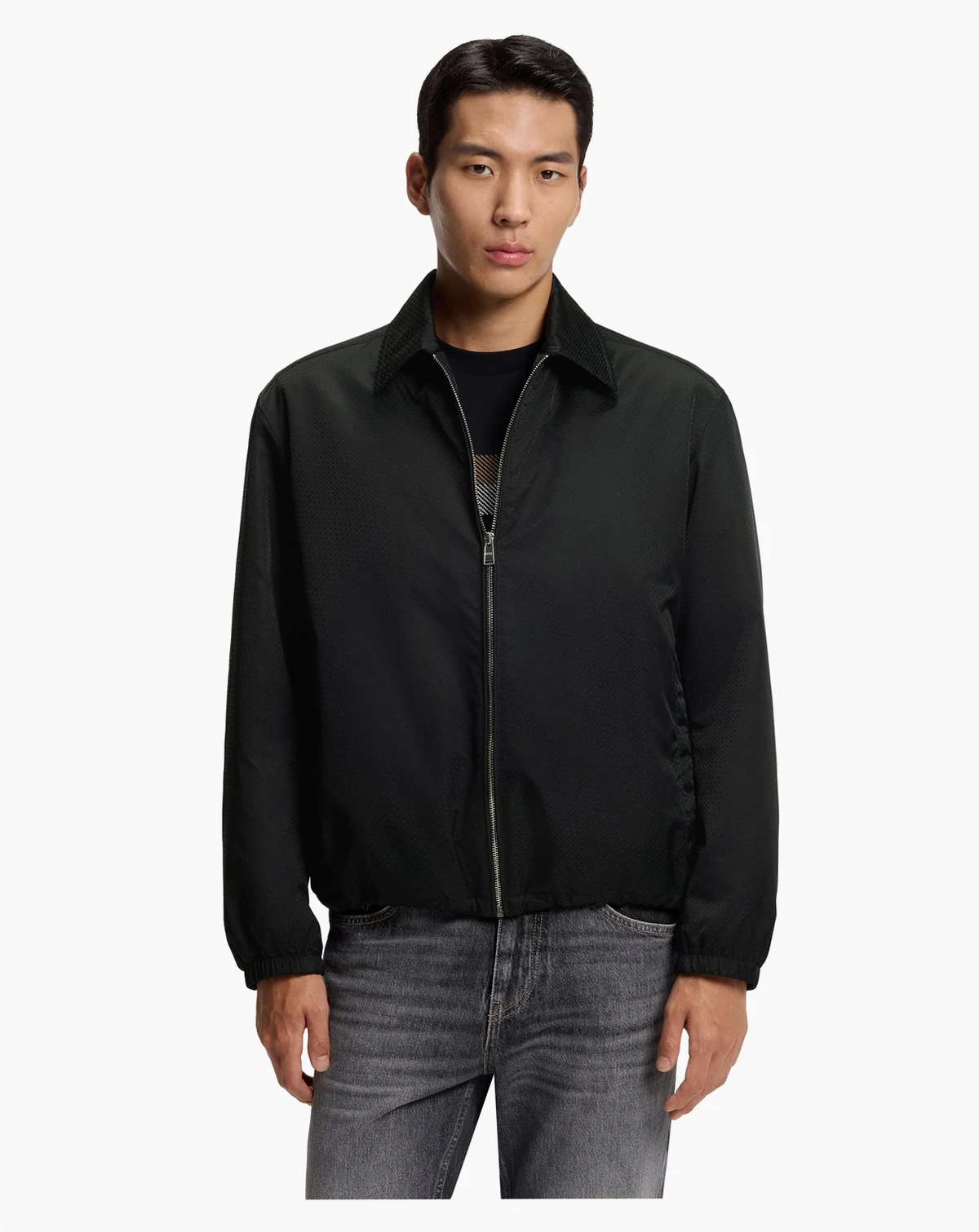 Men's Water-Repellent Monogram Jacket