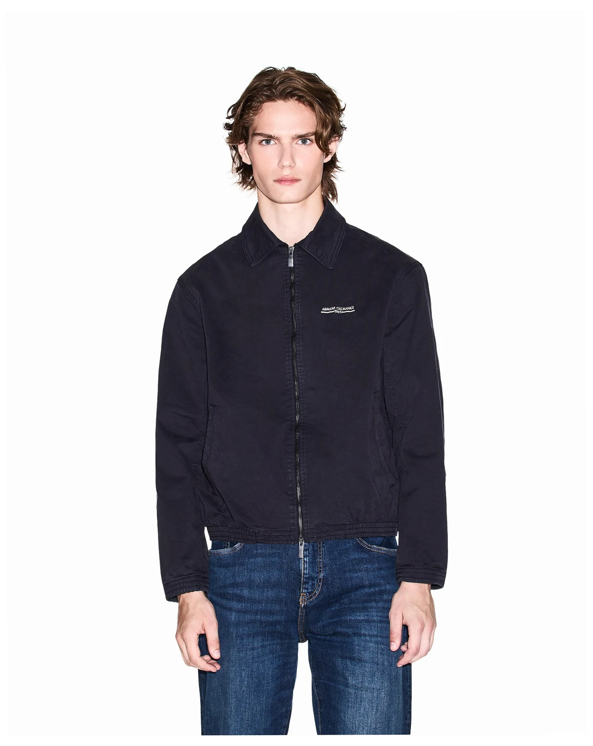 Men's Washed Graphic Coat